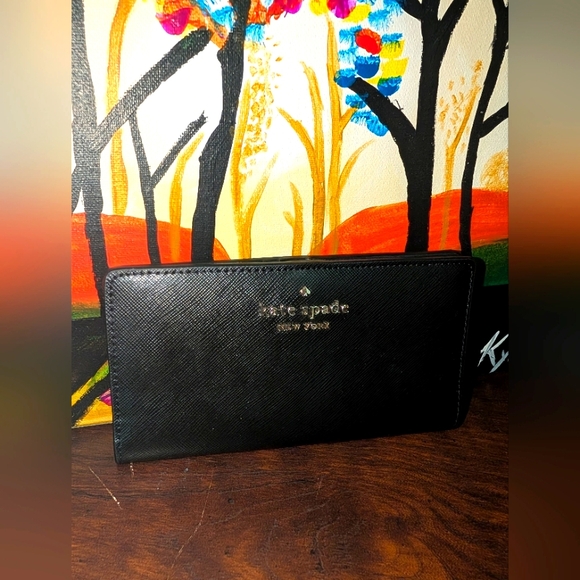 kate spade | Bags | Kate Spade Black Wallet | Poshmark